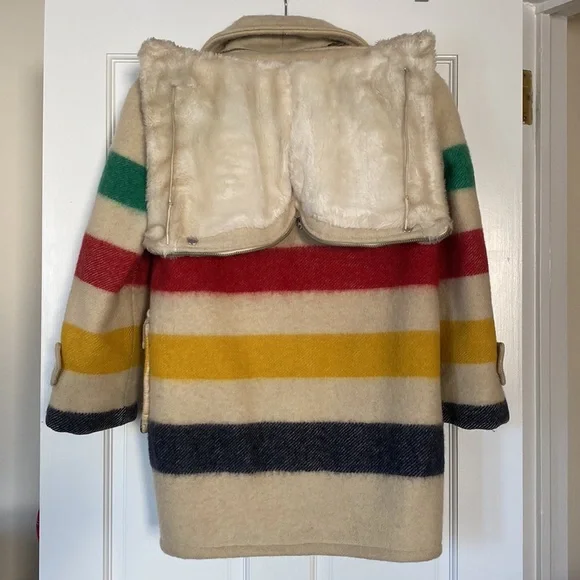 Vintage Original Hudson’s Bay Wool Toggle Coat XS/S - Picture 2 of 5
